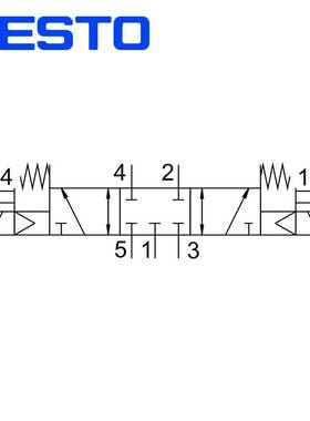 FESTO电磁阀VUVG-L14-P53E-P53C-T-G18-1H2L-W1 577320 577962