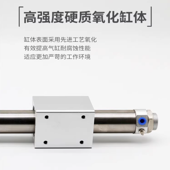 AIRTAC亚德客气动无杆气缸RMSF40X50/100/200/300/500/1000/2000