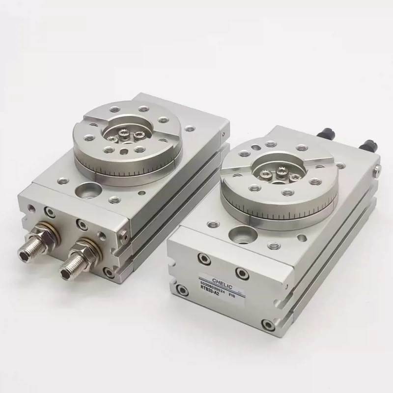 CHELIC气立可原装旋转气缸 RTB RTBM 3 7 10 20 30 50 70-A2-SD2