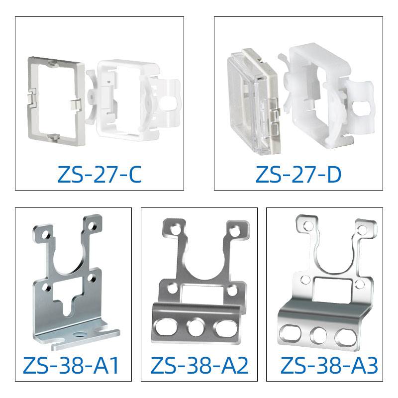 ISE30A数显压力开关面板支架ZS-27-C/D压力表托架ZS-38-A1/A2/A3