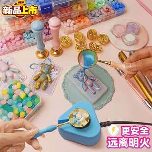 熔火漆炉章电熔火漆电熔炉蜡粒电炉环保多次使用电章熔炉电火电漆子火漆炉火漆印章电子炉火漆印烤印炉电加热