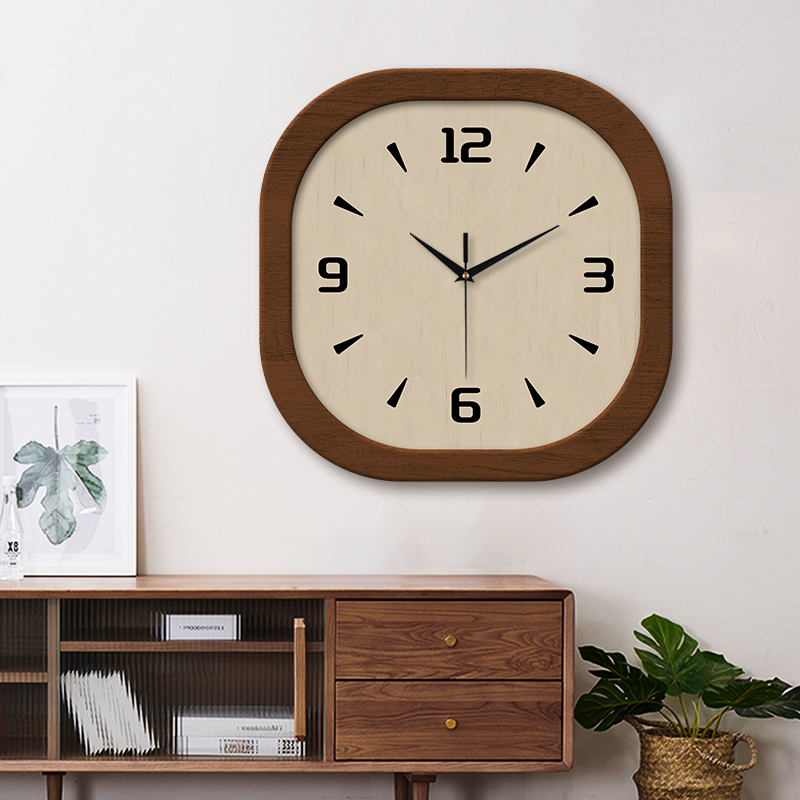 中古風簡約靜音創意家用裝飾掛鐘