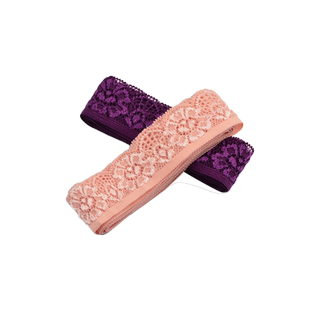 彩色弹力蕾丝花边辅料手工DIY布料衣服裙摆裙下边装饰窄黑白材料