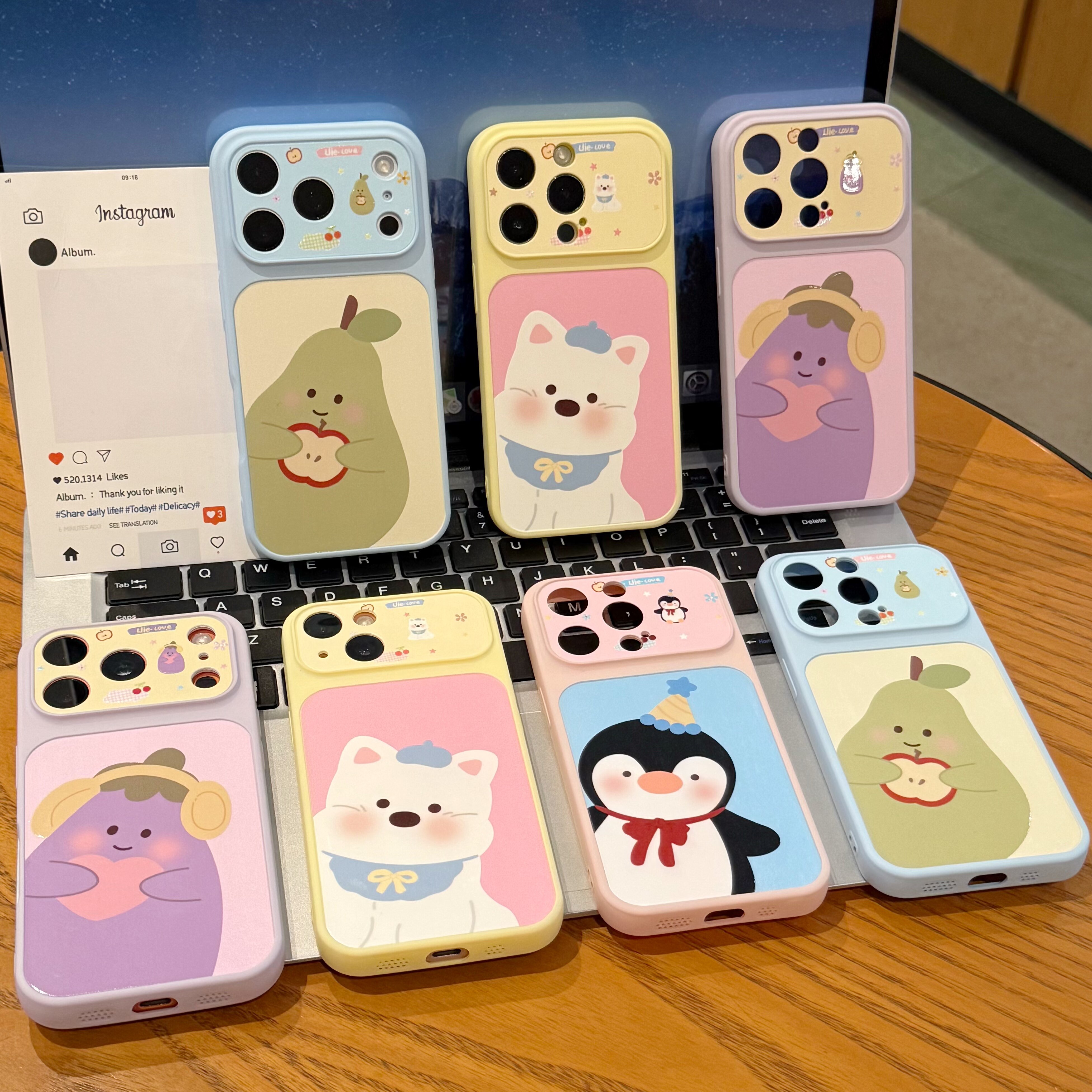 拼色粉底西高地适用苹果17promax手机壳iPhone16pro新款康宁壳华为Pura90/70男女款vivoX300防摔小米17pro软