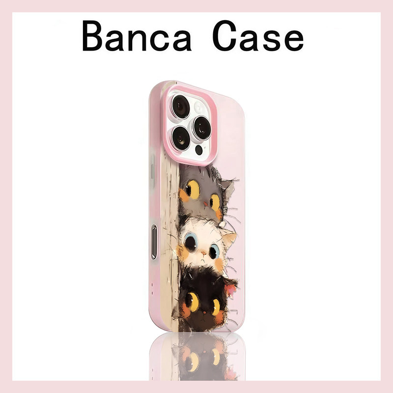 探头偷感猫猫适用iPhone17promax手机壳苹果16pro肤感果冻壳15多色男女款14/13防摔16新款15plus保护套x/xr软