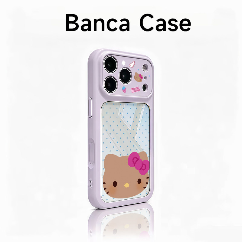 波点猫咪头像适用iPhone18promax手机壳苹果17pro新款双色秒变壳13/14男女款15Pro多巴胺16plus防摔11保护套