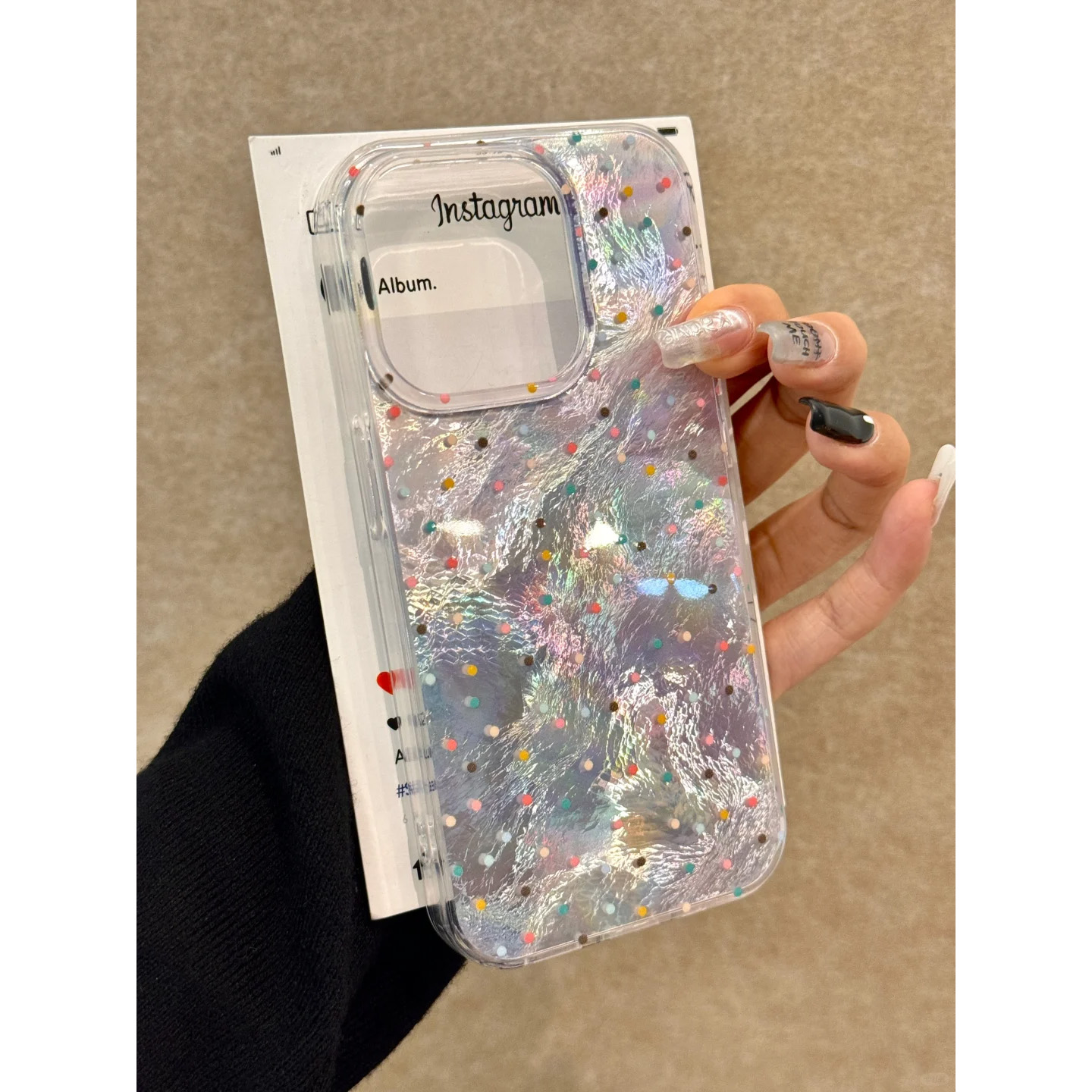 多巴胺彩色波点适用iPhone16苹果16Promax手机壳新款IMD漩涡壳15pro防摔14plus全包13/14高级感12套xr/xsmax
