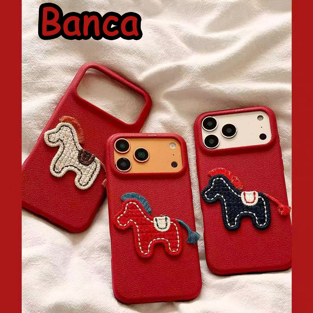 冬季立体新年编织刺绣可爱小马17promax手机壳适用苹果16pro马年华为Mate70男女vivox300皮质全包防摔小米17,3C数码配件,手机保护套/壳,淘宝优惠券,粉丝福利购,淘宝优惠卷