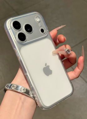 新款超薄磨砂适用苹果17promax手机壳iphone16pro简约高级感17男13Promax女简约15防摔保护套ip14/13透明壳软