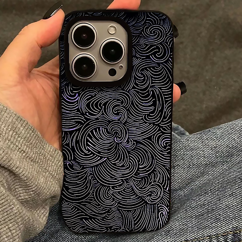 恶魔果实螺纹适用苹果16/15promax手机壳iphone14pro可爱卡通13软壳12女新款11果冻壳xs肤感防摔plus情侣xr软