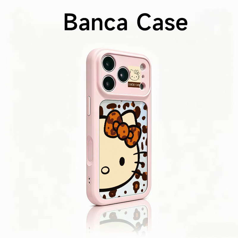 半脸棕豹纹猫咪适用iPhone18promax手机壳苹果17pro新款双色秒变壳13/14男女款15Pro多巴胺16plus防摔保护套