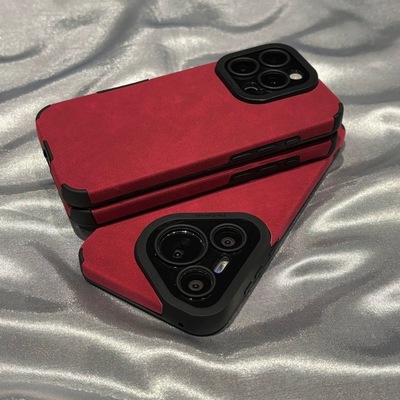 瞳影皮纹适用苹果15promax手机壳16pro华为mate60新款pura70纯色OPPOReno12软vivos19x100网红超火小米14爆款