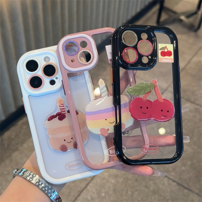 ins甜品jelly生日蛋糕适用iphone16promax手机壳小众苹果12高级15Promax女新款华为荣耀vivo小米OPPO防摔套女