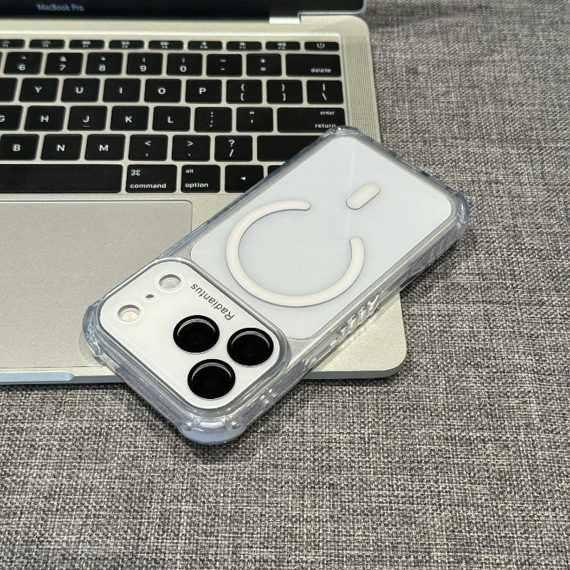 磁吸果冻气囊大视窗适用iPhoneDuo苹果17promax手机壳新款多巴胺撞色18pro带镜头膜16pro防摔男女款14保护套