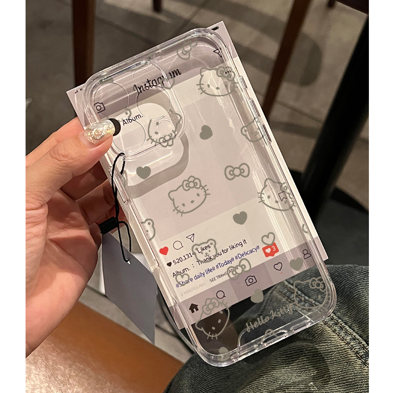 KT熊爱心适用苹果15手机壳16Pro卡通vivox100透明红米note13防摔小米14一加套华为pura70荣耀200硅胶OPPO软壳