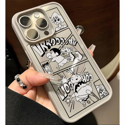 适用苹果16promax小新小白带磁吸苹果15promax/16无线充电iphone14plus可爱保护套创意趣味13pro女12pm个性男