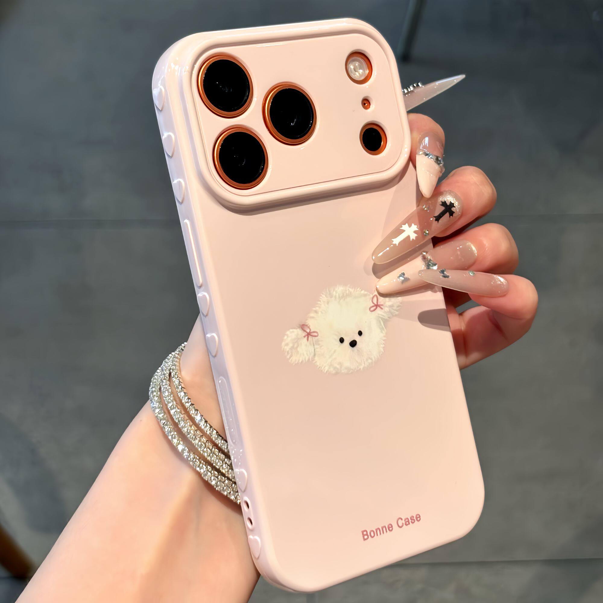 西高地狗狗头像适用苹果18promax/Duo手机壳iPhone17Pro新款爱心视窗OPPO华为PuraXView/90防摔X300小米17pro