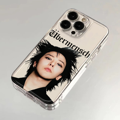 权志龙同款UBERMENSCH周边专辑应援物手机壳适用16Pro/vivox200透明红米防摔小米15华为mate70荣耀硅胶OPPO