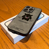 翻毛皮潮牌卡通耿鬼iPhone16ProMax手機(jī)殼鐳射漸變色13Pro適用蘋果15創(chuàng)意新款12趣味男女11全包防摔保護(hù)套14
