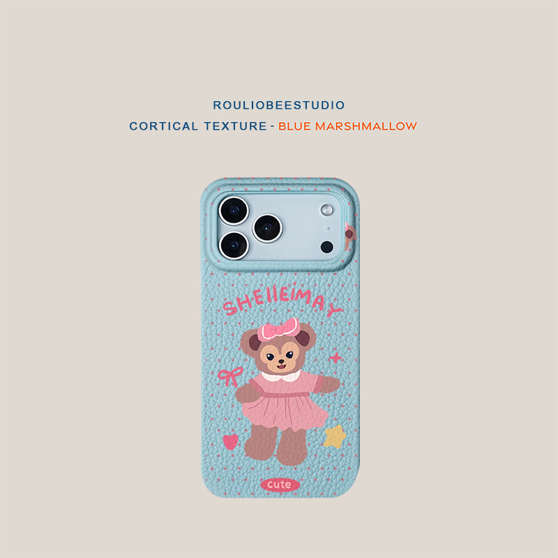 粉裙子雪莉玫适用iPhone17promax苹果16pro手机壳华为Mate80新款高颜值皮纹荣耀500多色vivox300小米17Pro软