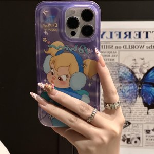 卡通花栗鼠桑普兔适用苹果14手机壳iPhone15promax羽纱IMD华为mate60荣耀200防摔Pura70小米k70女vivoppox100