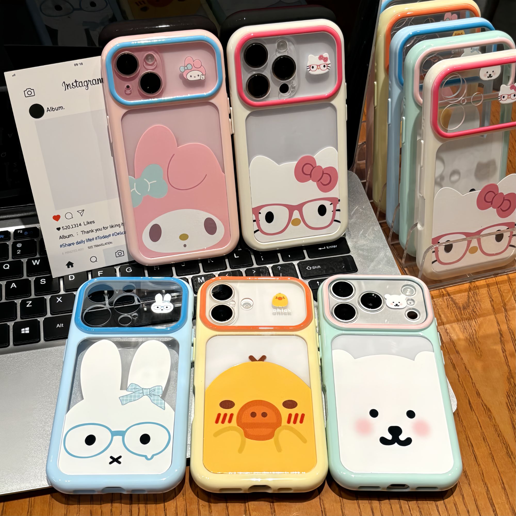 可爱美乐蒂脸蛋适用苹果17promax手机壳iphone16pro透明vivoS50新款星空壳华为mate80/70防摔小米17pro男女款