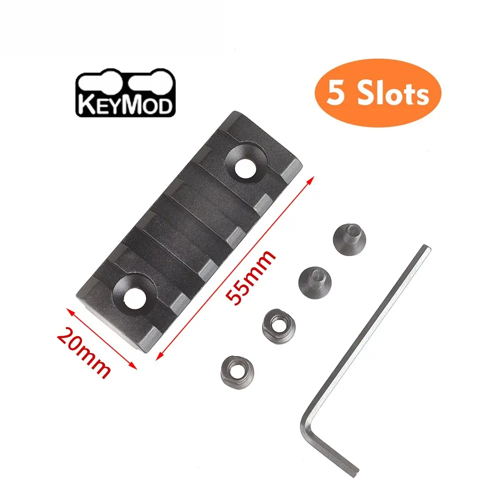 5槽keymod导轨条铝合金支架瞄夹