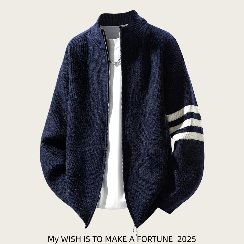 TB三条杠开衫毛衣男女秋冬季外套