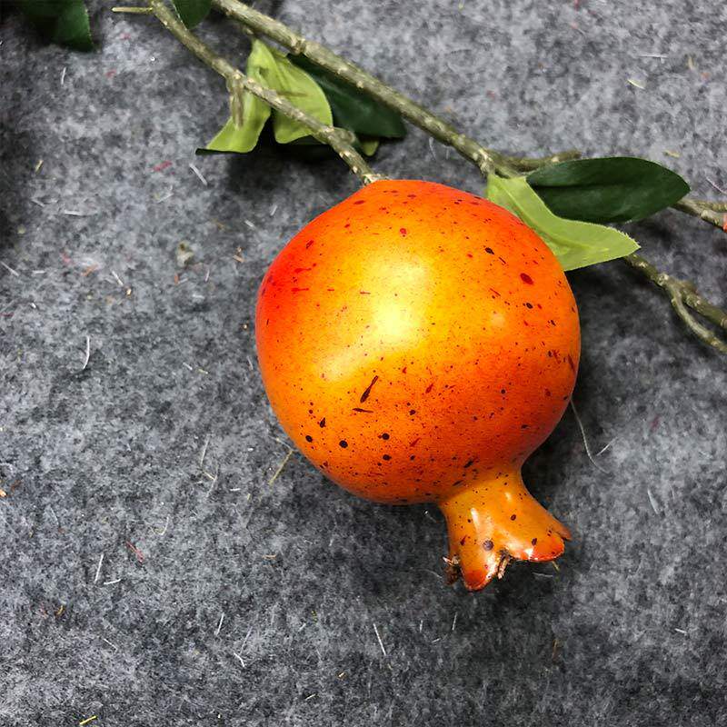 石榴果客厅家居装饰花仿真水果拍摄道具石榴果子田园风假花浆果