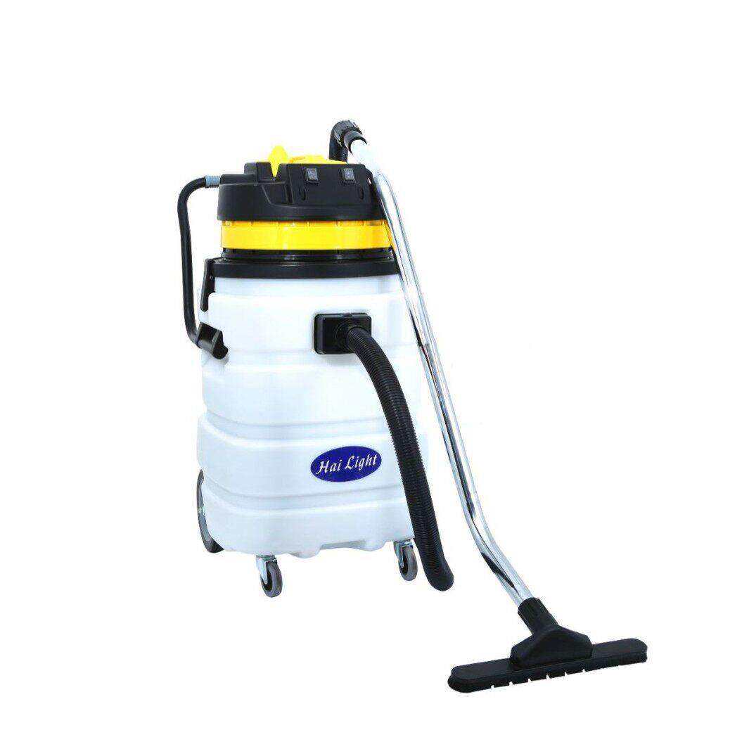 海亮牌90升超大积塑料吸桶身HL90-2三容马达898工厂机水吸尘商用