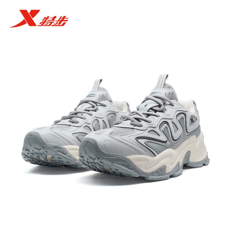 特步男鞋2025冬季新款运动休闲鞋
