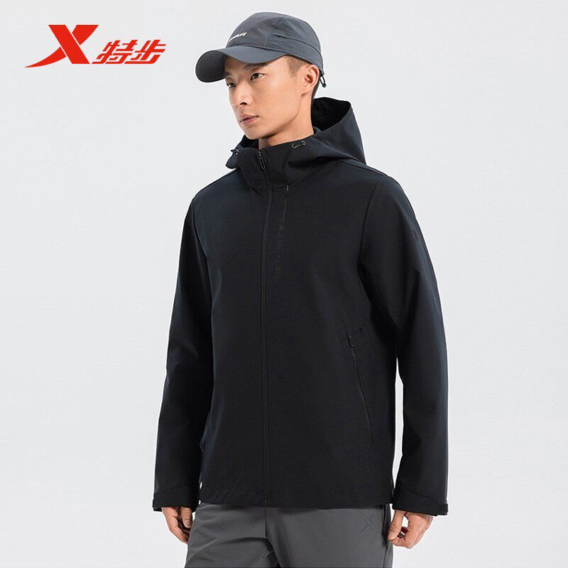 特步外套男款2025春季新款无缚轻行梭织薄款夹克风衣975129140084,运动服/休闲服装,运动茄克/外套,淘宝优惠券,粉丝福利购,淘宝优惠卷
