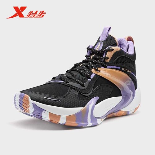 特步男鞋篮球鞋轻便减震防滑