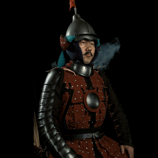 函人堂-仿《平番得胜图》直身布面甲