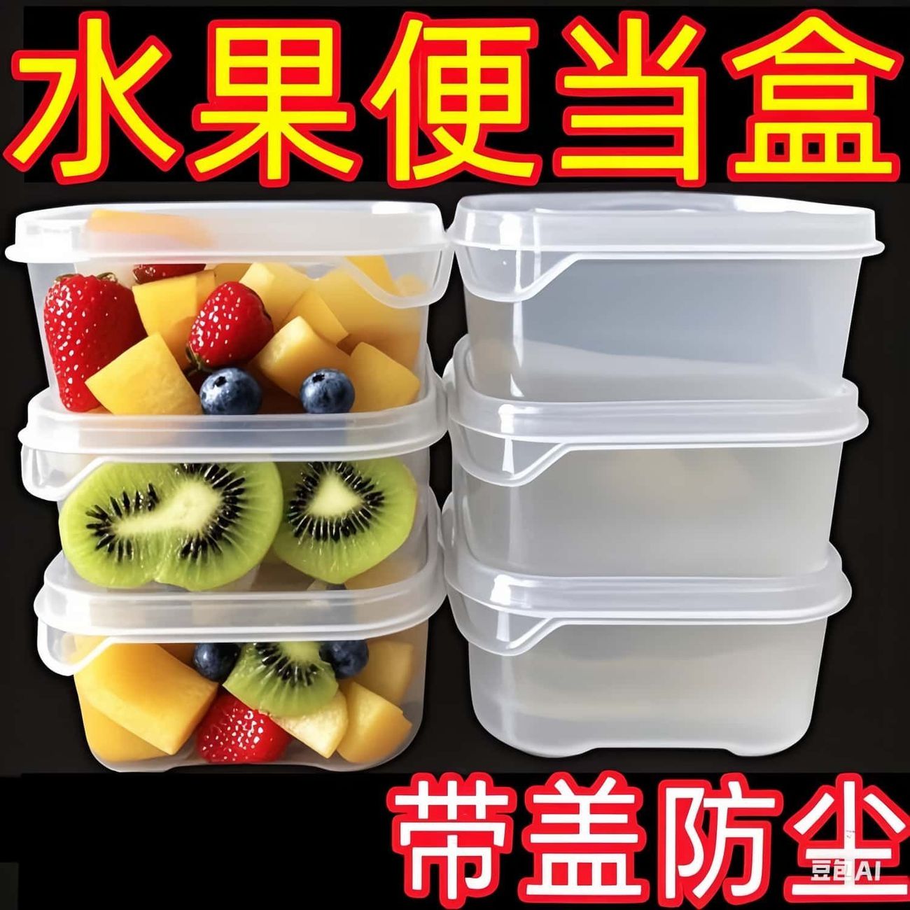 冰箱保鲜盒冷冻分装不串味收纳盒密封带盖冻肉分格冷藏分装小盒z图片