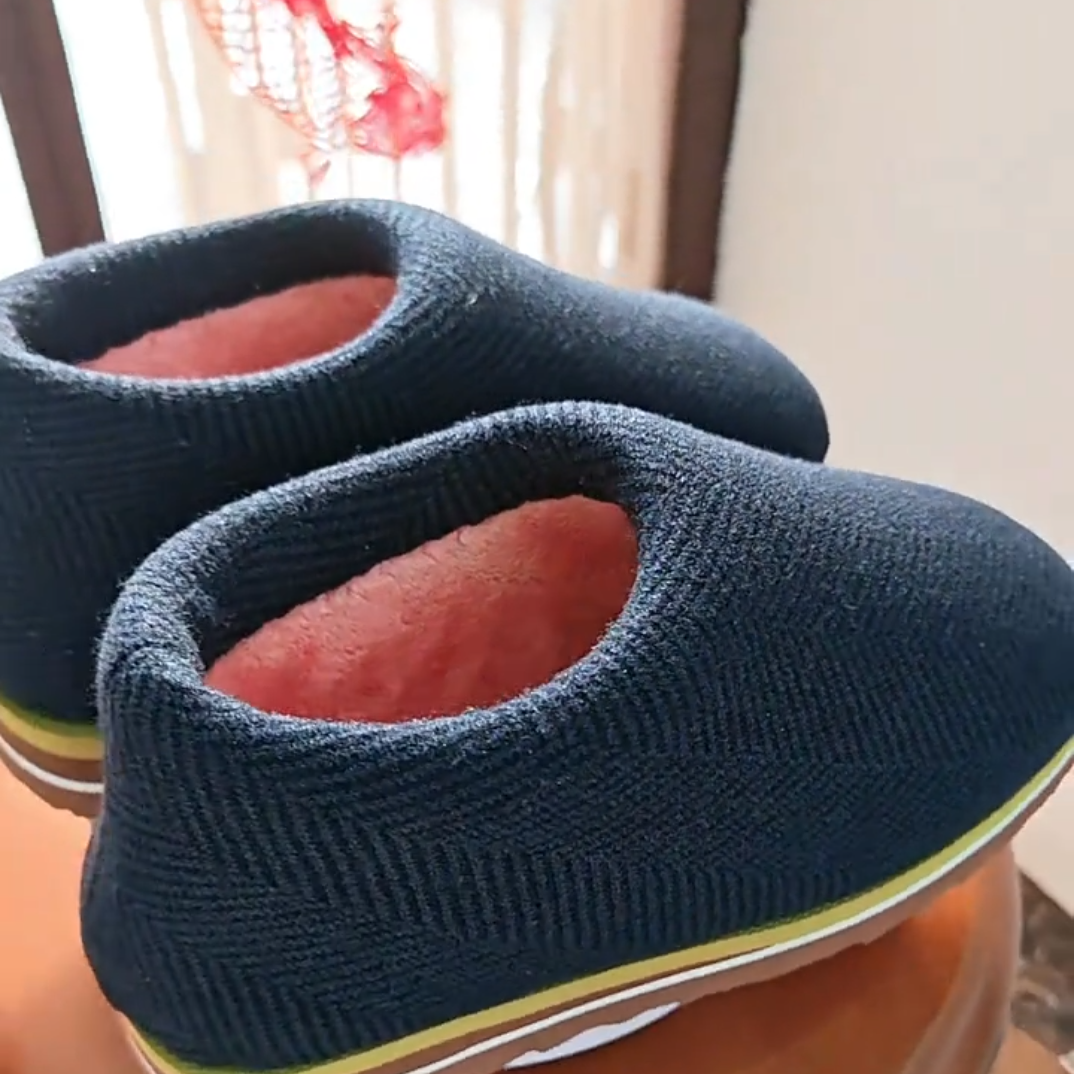 手工编织毛线棉拖鞋材料包防滑鞋底半成品男女居家保暖 diy 材料