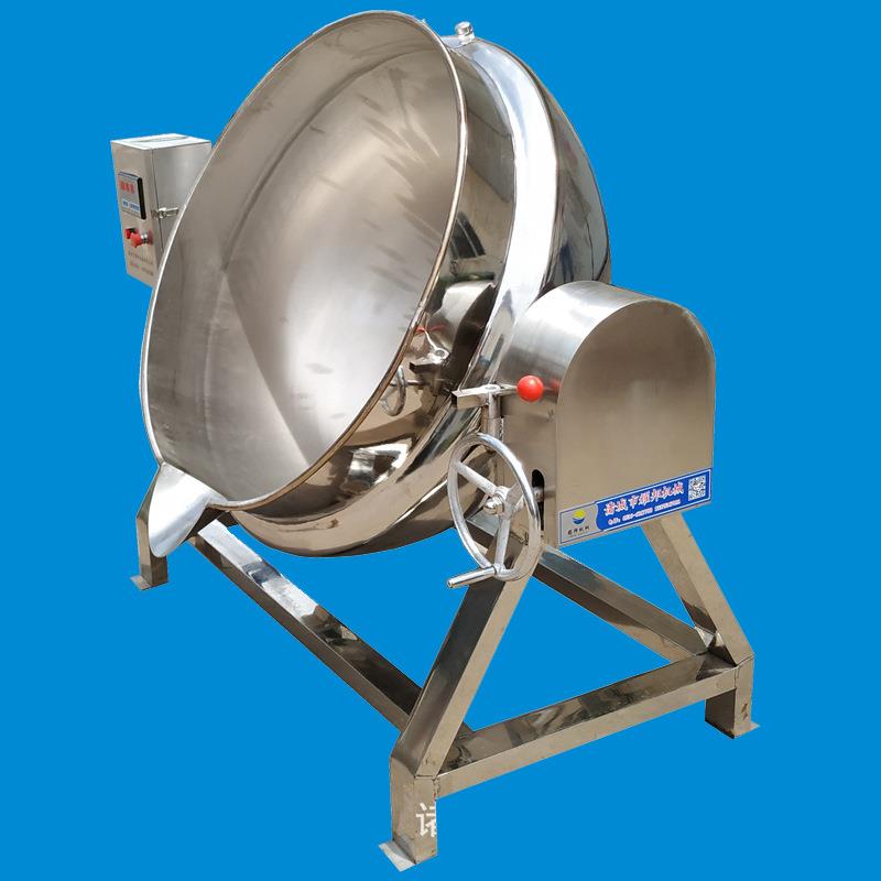 酱牛肉生产线 大型不锈钢燃气可倾斜式摇摆熬汤锅 酱牛肉加工设备