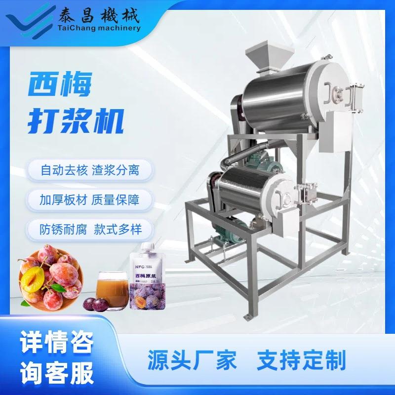 多功能西梅汁打浆机大型枇杷西红柿双道打浆设备山楂去核打浆机器