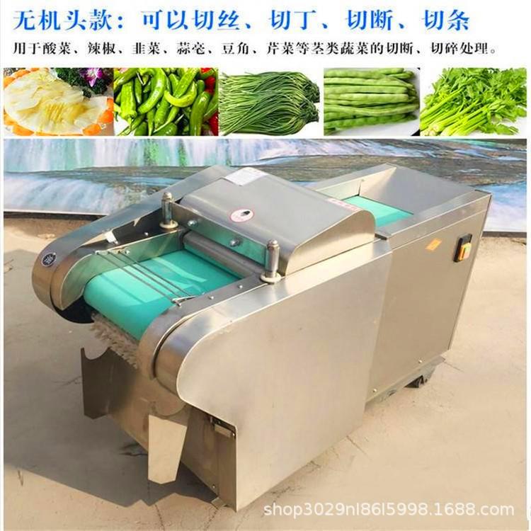 酸菜荷叶切丝切丁机大型切菜电动商用蔬菜不锈钢自动多功能
