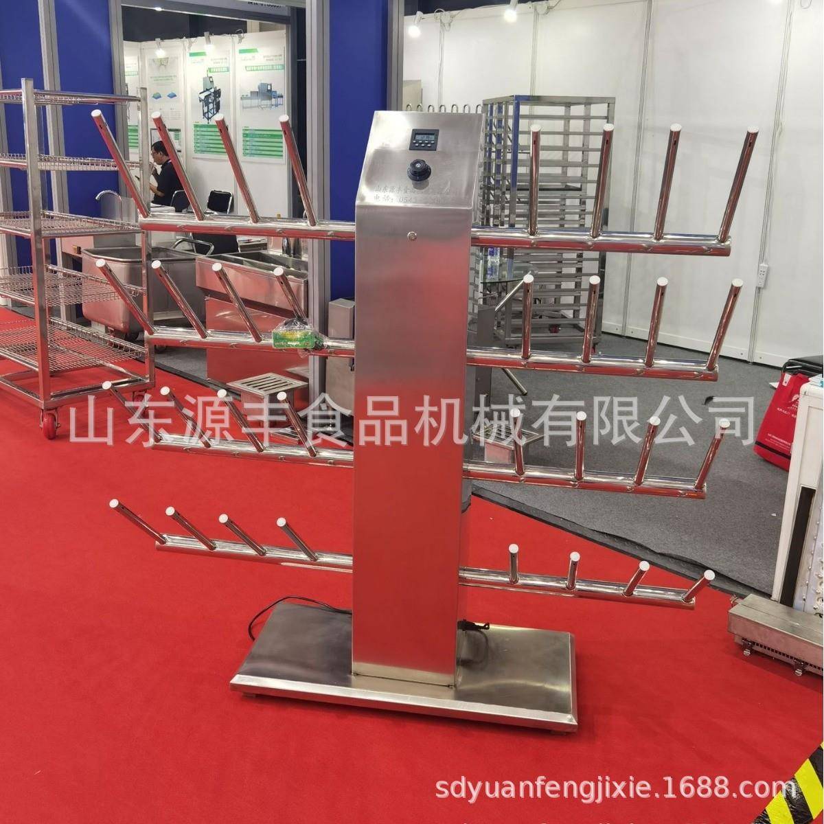 源丰304材质不锈钢热风臭氧消毒烘干烘手套机烘干水鞋架雨鞋架