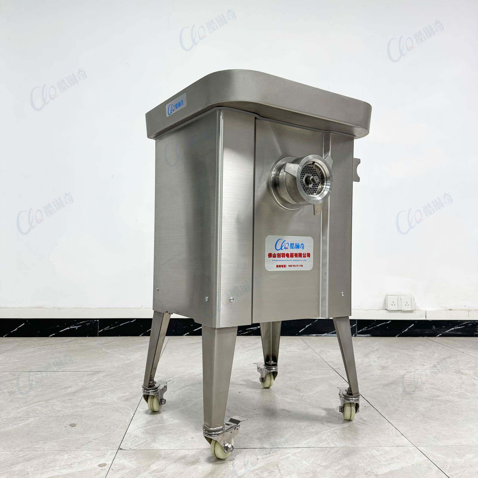 ll猪肉馅料绞肉机 冻肉冷冻鲜肉加工绞颗粒饺子馅料机食品机械