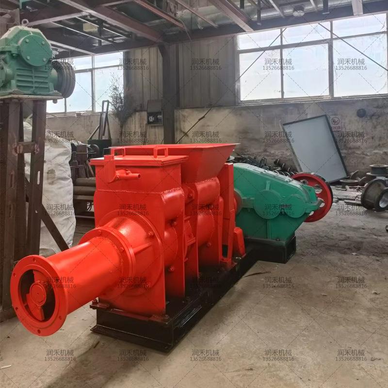 工业双轴练泥机泥条挤出机小型粘土砖瓦生产线家用真空成型机设备