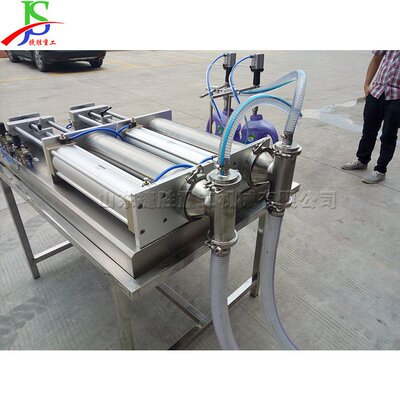 双头液体灌装机  Liquid filling machine  自动化液体装瓶机