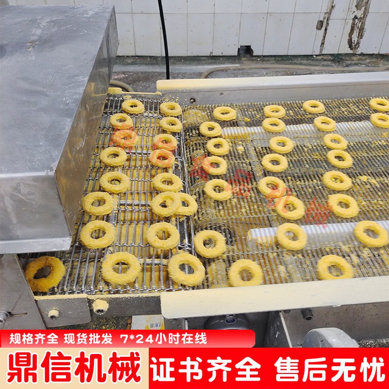 调理食品挂糊裹糠机 全自动上屑机 无骨鸡柳上屑机 海产品裹糠机