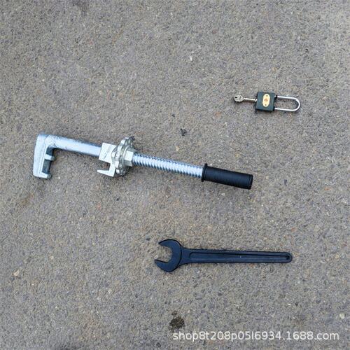 密贴型斥离钩锁器带扳手 P60锁轨器铁路道岔顶锁器