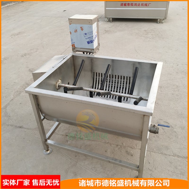 成套屠宰家禽去毛设备 恒温搅拌鸡鸭鹅烫毛池 电加热搅拌烫池