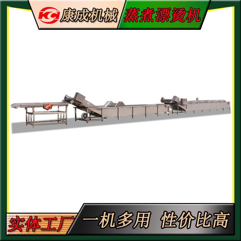 热销板栗青蚕豆蒸煮漂烫机 玉米粒漂烫机 脱水蔬菜杀青线价格实惠