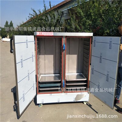 单门12盘米饭燃气蒸箱双门24盘电蒸箱控温控时电蒸饭车