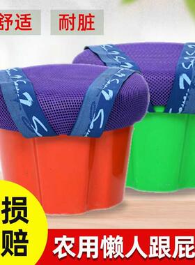 农用凳子随身凳大棚懒人墩跟屁虫凳子加厚采摘凳赶海多功能储物凳