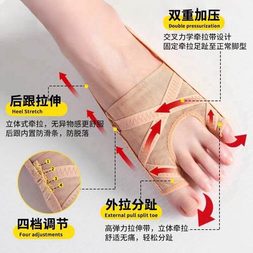 德国拇指外翻小趾内翻脚趾矫正器脚趾头分离纠正分趾器大脚骨